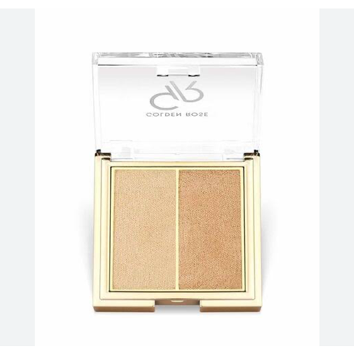 GOLDEN ROSE SO GLOW HIGHLIGHTER DUO 102 SUNSHINE