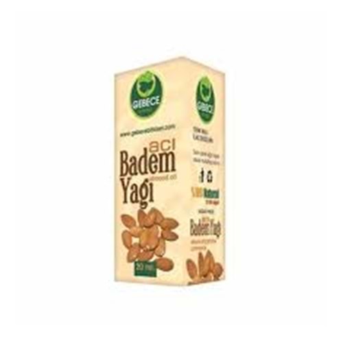 GEBECE ACI BADEM YAĞI 20 ML