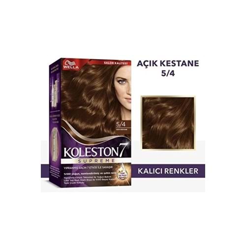 KOLESTON SUPREME KIT 5-4 AÇIK KESTANE