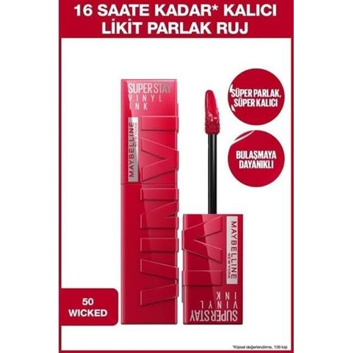 MYB VINYL INK RUJ 50 WICKED