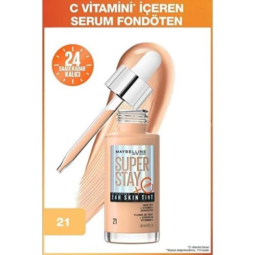 MYB SUPERSTAY SKIN TINT FOUNDATION 21