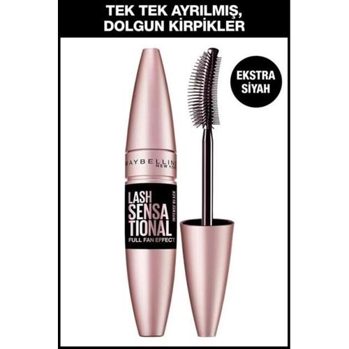 MYB LASH SENSETIONAL MASCARA 04 INTENSE BLACK/NOIR INTENSE