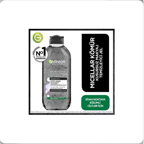 GARNIER MICELLAR KÖMÜR TEMİZLEME JELİ 400 ML