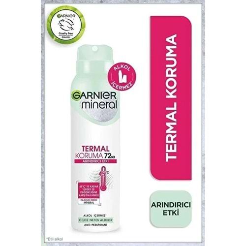 GARNIER MINERAL TERMAL KORUMA DEODORANT 150 ML
