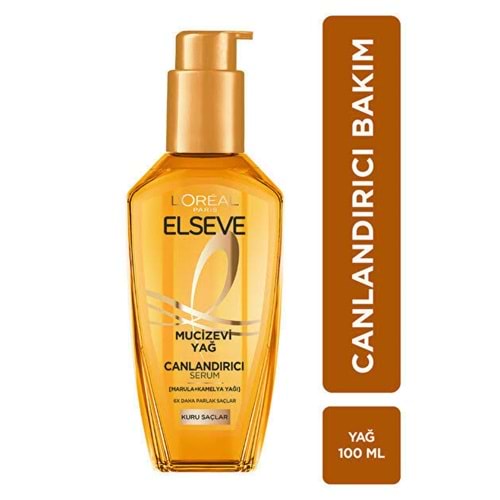 LOREAL ELSEVE CANLANDIRICI MUCİZEVİ YAĞ 100 ML