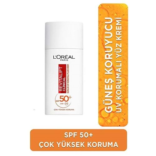 LOREAL SKIN REVITALIFT CLINIC VIT C 50 SPF FLUID KREM