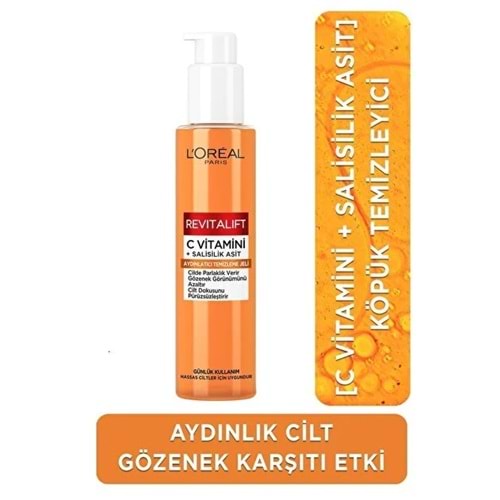 LOREAL SKIN REVITALIFT C VIT TEMİZLEME JELİ