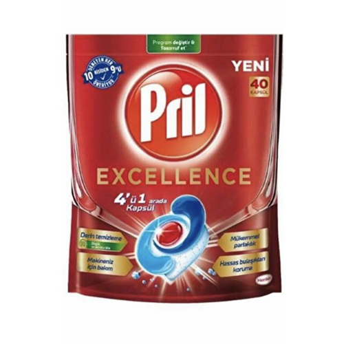 PRIL EXCELLENCE 4 Ü 1 BULAŞIK MAKİNASI DETERJANI 40 TABLET