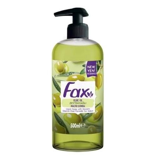 FAX ZEYTİNYAĞLI SIVI SABUN 500 ML