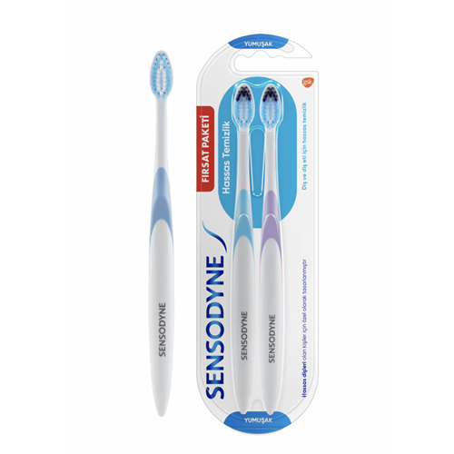 SENSODYNE HASSAS TEMİZLİK 1+1 YUMUŞAK DİŞ FIRÇASI