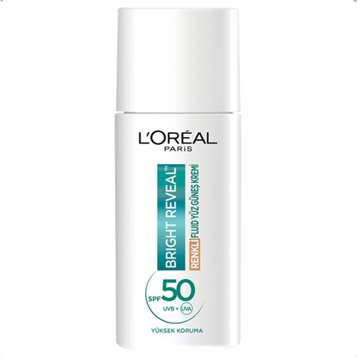 LOREAL SKIN BRIGHT REVEAL YÜZ GÜNEŞ KREMİ MEDIUM