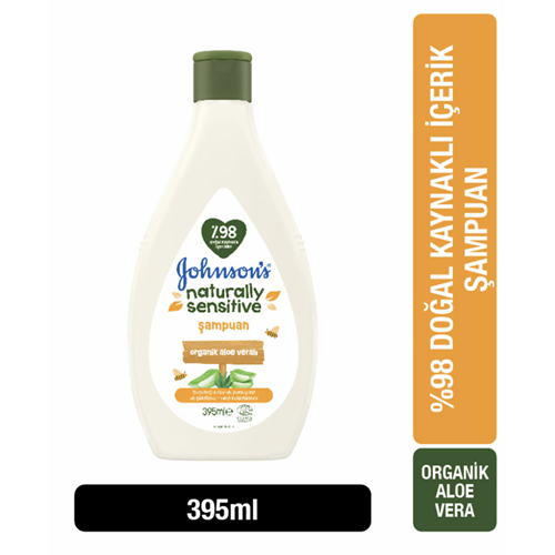 JOHNSONS BABY NATURALS ŞAMPUAN 395 ML