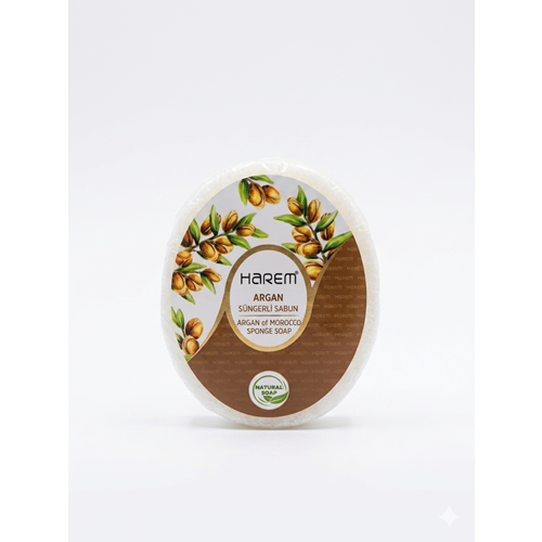 HAREMS ARGAN SÜNGERLİ SABUN 135 GR