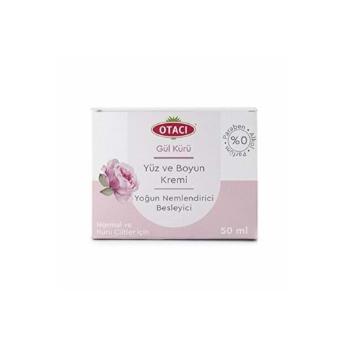OTACI GÜL KÜRÜ YÜZ VE BOYUN KREMİ 50 ML