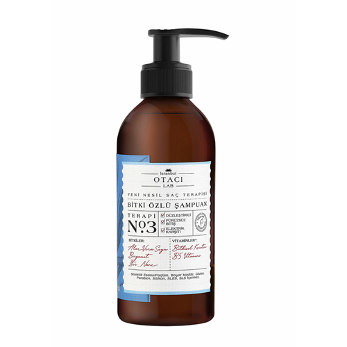 OTACI LAB BİTKİ ÖZLÜ ŞAMPUAN NO:3 250 ML