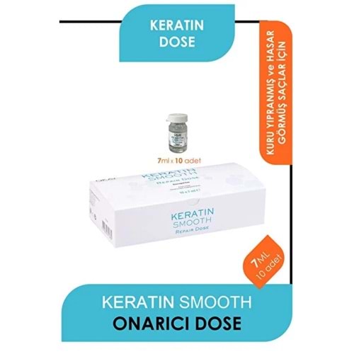 OKAY PRO KERATIN SMOOTH ONARICI BAKIM KÜRÜ AMPÜL 10X7 ML