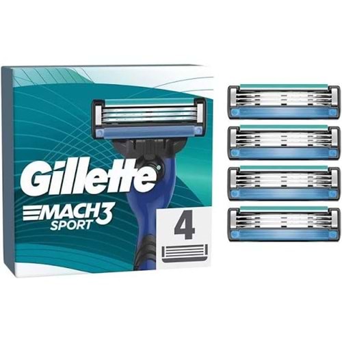 GİLLETTE MACH3 SPORT 4LÜ