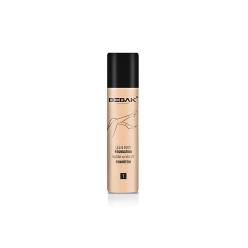 BEBAK BACAK VE VÜCUT FONDOTENİ 1 LIGHT TONE 75 ML