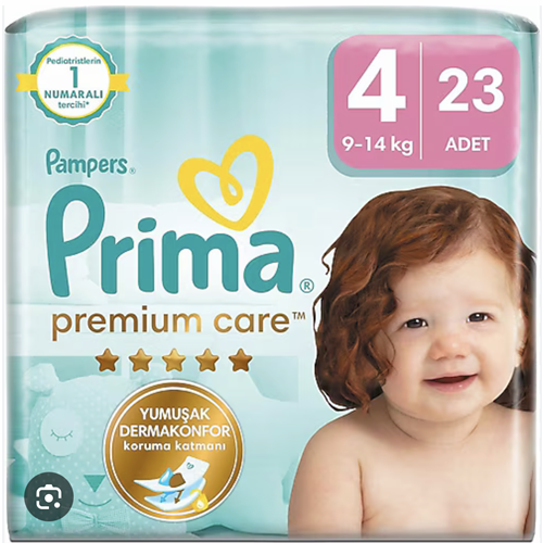 PRIMA PRE. CARE NO 4 - 23 LÜ BEBEK BEZİ