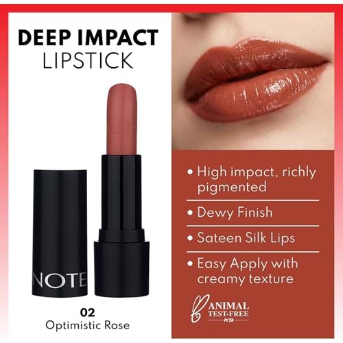 NOTE DEEP IMPACT LIPSTICK 02