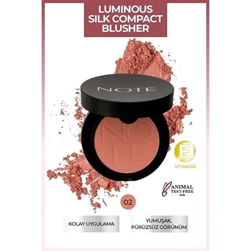 NOTE LUMINOUS SILK COMPACT BLUSHER 02