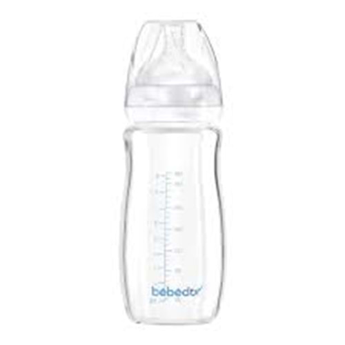 BEBEDOR ISIYA DAYANIKLI CAM BİBERON 260 ML