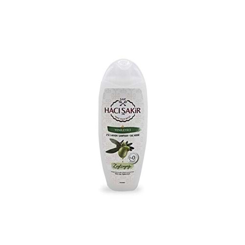 HACI ŞAKİR ZEYTİNYAĞI 2 IN 1 ŞAMPUAN 500 ML