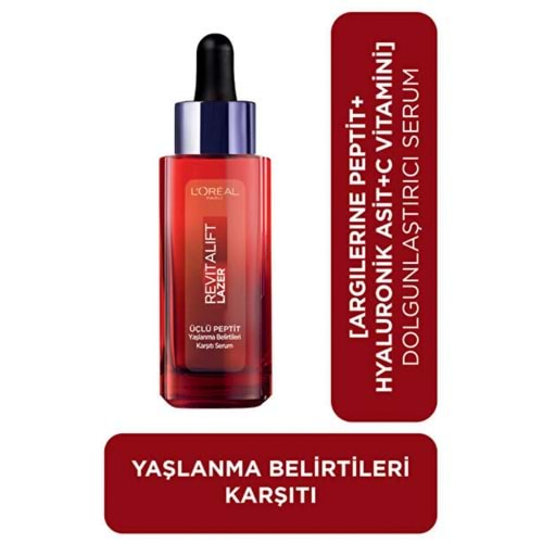 LOREAL PARİS REVITALIFT LAZER YAŞLANMA BELİRTİLERİ KARŞITI SERUM 30 ML