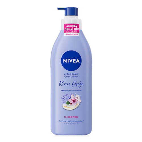 NIVEA KİRAZ ÇİÇEĞİ DEĞELİ YAĞLAR İÇEREN LOSYON 400 ML