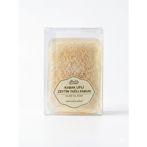 SASTA KABAK LİFLİ ZEYTİN YAĞLI SABUN 110G