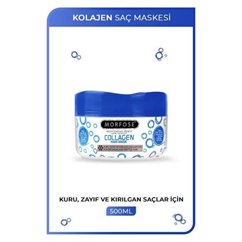 MORFOSE SAÇ MASKESİ KOLAJEN 500 ML
