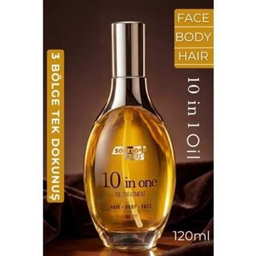 SOFTTO PLUS HAİR BODY FACE 10in1 BAKIM YAĞI 120 ML
