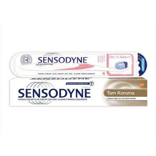 SENSODYNE TAM KORUMA DİŞ MACUNU 75 ML + DİŞ FIRÇASI YUMUŞAK