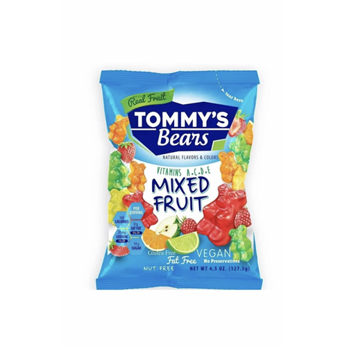 TOMMYS BEARS MIXED FRUIT 128G