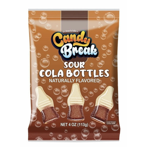 CANDY BREAK BOTTLES COLA 113G