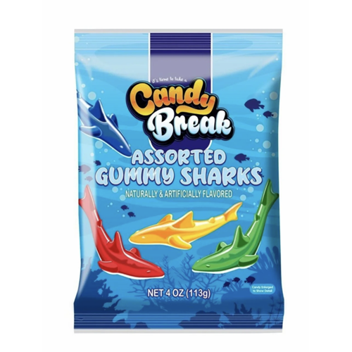 CANDY BREAK ASSORTED SHARKS KÖPEK BALIĞI 113G