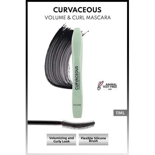 NOTE CURVACEOUS VOLUME AND CURL MASCARA