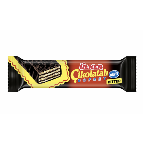 ÜLKER ÇİKOLATALI GOFRET BİTTER 36G
