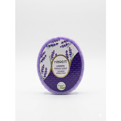 HAREMS LAVANTA SÜNGERLİ SABUN 135 GR