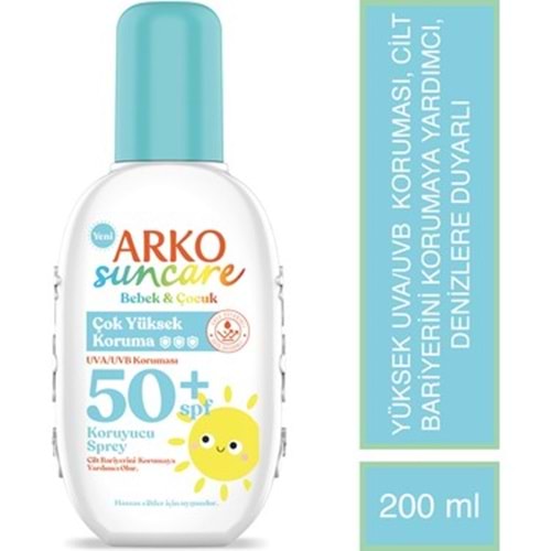 ARKO SUNCARE KORUYUCU SPREY BEBEK&ÇOCUK 50SPF 200 ML