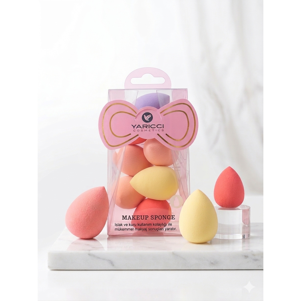 YARICCI BEŞLİ SÜNGER MAKEUP SPONGE
